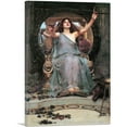 thumbnail image 1 of ARTCANVAS Circe Offering the Cup to Odysseus Ulysses 1891 Canvas Art Print by John William Waterhouse - Size: 12" x 8" (0.75" Deep), 1 of 9