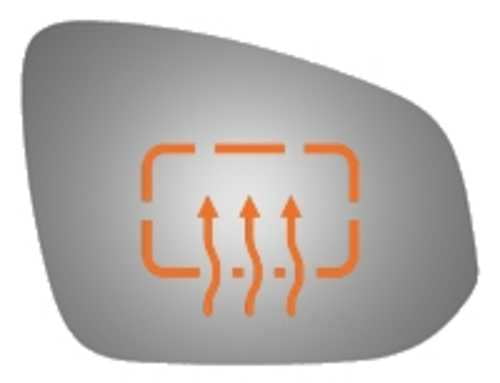 Burco Side View Mirror Replacement Glass - Clear Glass - 5594H