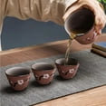 thumbnail image 5 of Kung Fu Travel Tea Set Japanese Style Teapot Tea Cup Small Set With Tray Simple One Pot 4 Cup Set Tea Set, 5 of 6