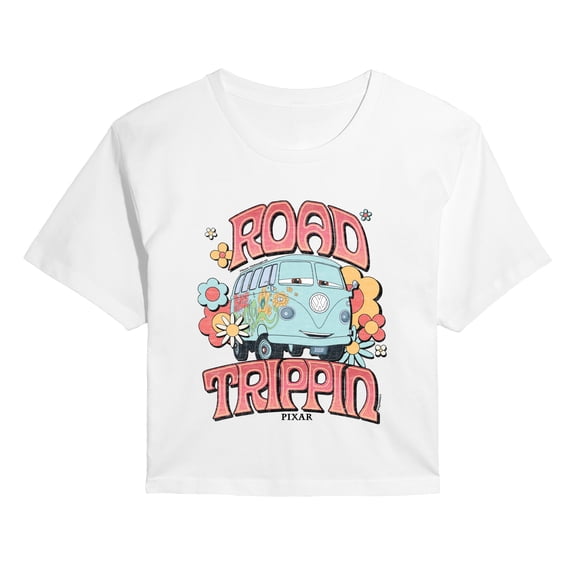 Cars - Road Trippin Women's Cropped Graphic T-Shirt