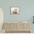 thumbnail image 3 of Stupell Industries Vintage Sailing Yacht Transportation Photography Gold Floater Framed Canvas Art Print Wall Art, 31 x 25, 3 of 10