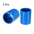 thumbnail image 3 of 32mm Straight Pipe Fitting Coupling Adapter Connector Blue ,5Pcs, 3 of 3