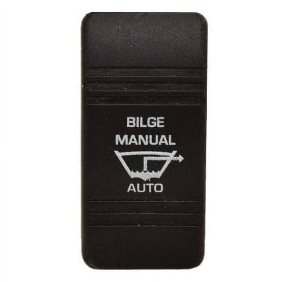 Carling Boat Rocker Switch Cover | Bilge Manual Auto Illuminated Actuator
