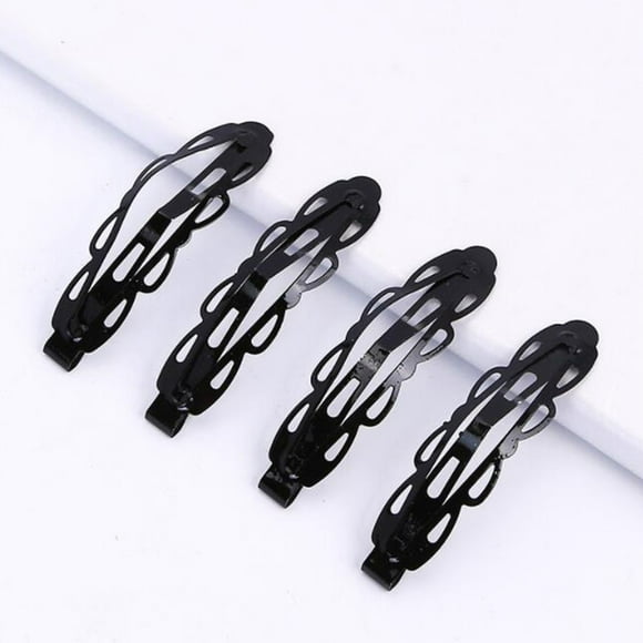 OULII 10pcs Metal Hair Clips for Mess Prevention in Daily Life for Girls Black