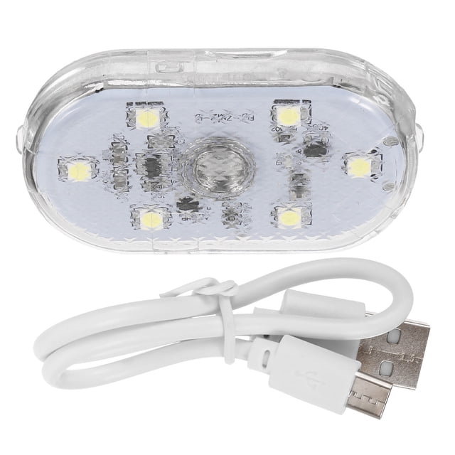 unbranded Luz Decorativa Para Auto Con Sensor Táctil LED USB Recargable Multicolor Para Ambiente Interior