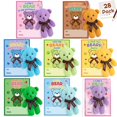 thumbnail image 1 of NEUBSAW Set de 28 Tarjetas de San Valentín con Llaveros de Osito de Peluche, 1 of 7