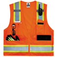 thumbnail image 4 of Ergodyne GloWearÂ® 8248Z Type R Class 2 Two-Tone Surveyors Vest, Orange, 2XL/3XL, 4 of 4