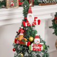 thumbnail image 2 of Colgante de árbol de Navidad para decoración del hogar, muñeco de nieve, Papá Noel, ciervo, adornos de Navidad, juguetes de Año Nuevo, regalo, 2024, 2 of 4