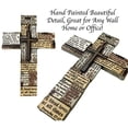thumbnail image 6 of Urbalabs Bible Verses Religious Faith Hope Love Wall Decor 18 Christian Wall Cross Decor Marriage Gifts Scripture Inspirational Quotes Wall Art Crossword Biblical Gifts, 6 of 7