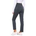 thumbnail image 3 of INSPIRE CHIC Women's Maternity Pants for Work Over the Belly High Waisted Business Office Pregnancy Trousers with Pockets S Grey, 3 of 6