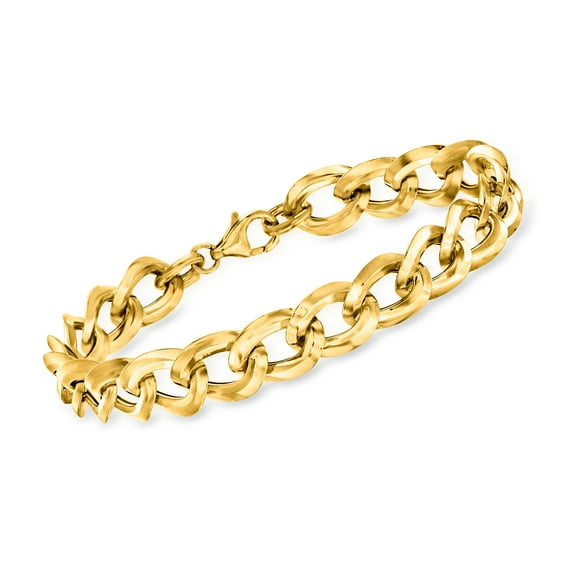 Ross-Simons Italian 18kt Yellow Gold Curb-Link Bracelet, Women's, Adult