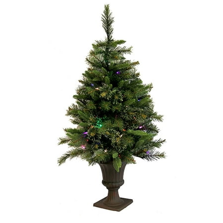 35 pre lit battery operated cashmere potted christmas tree multi led lights - Battery Operated Christmas Trees 35 pre lit battery operated cashmere potted christmas tree multi led lights - Battery Operated Christmas Trees
