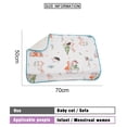 thumbnail image 2 of Cambiador de pañales impermeable, lavable, reutilizable, a prueba de fugas, portátil, para viajes, 2 of 7