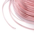 thumbnail image 2 of Round Copper Craft Wire Copper Beading Wire Long-Lasting Plated Pink 23 Gauge 0.6mm about 59.05 Feet/roll, 2 of 3