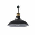 thumbnail image 1 of FSLiving Industrial Vintage Adjusted Angle H-Type Track Head Lighting E26 Base Black Metal Ceiling Light Track Light Fixture for Loft Mirror Front Office Kitchen Bulb and Track Not Included - 1 Pack, 1 of 2