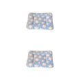 thumbnail image 4 of relayinert Polyester Washable And Machine Washable Pet Mat For Easy Cleaning Soft And Breathable Pet Bed Blue Star 30*40cm 2Set, 4 of 6