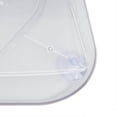 thumbnail image 3 of Refrigerator Turntable Organizer Transparent Rectangular Countertop Condiment Storage Rack for Household Kitchen Small Size, 3 of 4