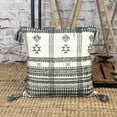 thumbnail image 2 of Parkland Collection Selina Beige Tribal Decorative Throw Pillow, 18 x 18 Cotton Accent Pillow, 2 of 7