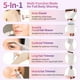 thumbnail image 3 of Afeadora Eléctrica 5 en 1 para Mujeres - Recargable, Irritación Cero, Uso Húmedo/Seco, para Cuerpo, Zona Íntima, Cara y Cejas, 3 of 9