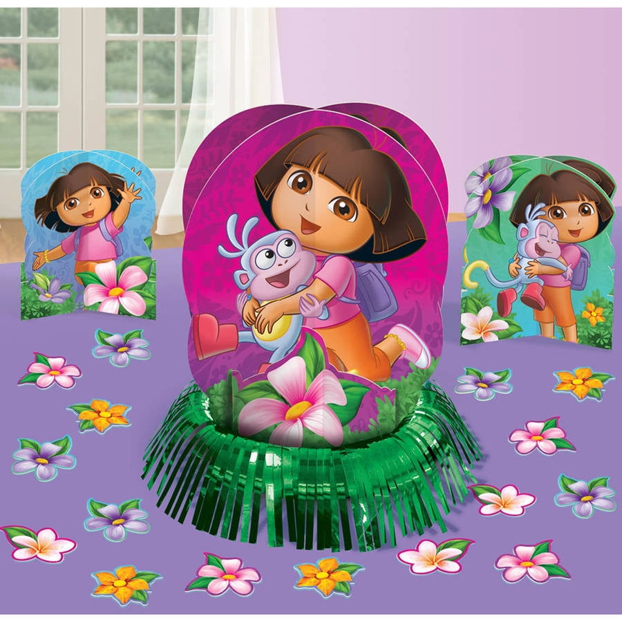 Birthday Party hats flower adventure 8 Dora the Explorer