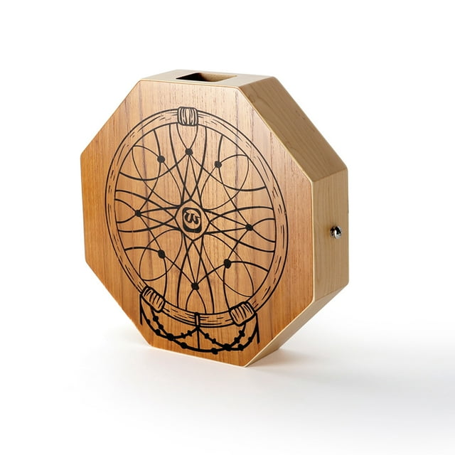 Percussion Instrument,Wooden Drum 2-tone Drum Color Percussion Color Percussion With Hand Drum Color Flat Hand Drum Percussion With Adjustable Cajon Wooden Drum Adjustable Portable Drum