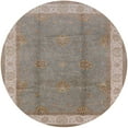 thumbnail image 1 of Ahgly Company Tapis d'Intérieur Lavables en Machine Ronds Industriels Modernes Brun Amande Foncé, 7' Ronds, 1 of 7