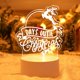 thumbnail image 4 of Luces de mesa Led creativas, regalos de Navidad, decoración navideña para decoraciones para fiesta de Navidad, luz nocturna, Navidad 2023, 4 of 4