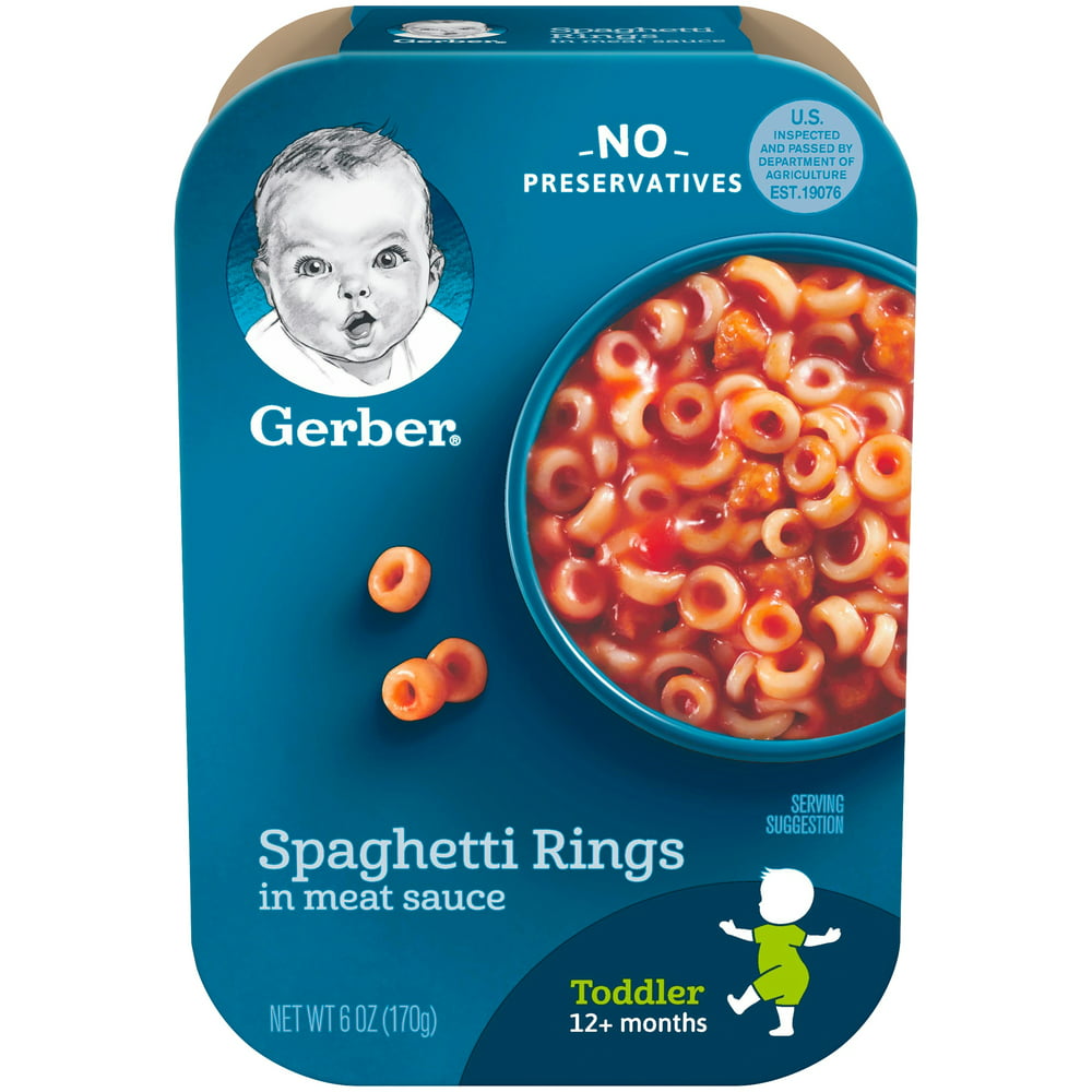 Gerber Toddler Food, Meat Sauce Baby Food, 1 Tray (170g) - Walmart.com