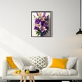 thumbnail image 3 of 5D DIY Con Cuentas Cuadradas Lirio Del 45x45cm Color Morado, 3 of 9