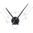 thumbnail image 1 of Reloj de pared de manecillas simples negras grandes sin mecanismo de movimiento de reloj numérico eje longitudinal alto con manecillas largas de 31,5 cm Banban ShuxiuWang 8390612974823, 1 of 1
