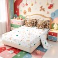 thumbnail image 3 of Manfei Christmas Rustic Checkered 7-Piece King Bedding,Classic Farmhouse Cow King Bed in a Bag,Xmas Reversible, 3 of 7