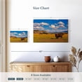 thumbnail image 4 of Elephant Stock Bison In National Park Wall Art - Horizontal Canvas Wall Art - Living Room Wall Decor - Animal Canvas - Brown And Blue Decor - 12" x 8", 4 of 8