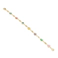 thumbnail image 3 of Pulsera Esclava Ojo Turco Ametrinaa 5mm 20cm Chapa de Oro 18k Unitalla MPPD0007, 3 of 5