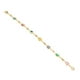 thumbnail image 3 of Pulsera Esclava Ojo Turco Ametrinaa 5mm 20cm Chapa de Oro 18k Unitalla MPPD0007, 3 of 5