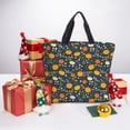thumbnail image 6 of Honeii Pumpkin Print Tote Bag, Reusable Grocery Shopping Bag,Shoulder Bag with Inner Pocket, 6 of 7