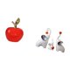 thumbnail image 5 of Estatua,Escultura de fruta artificial,estatua y artesanía,Esculturas de elefantes,Estatuas de elefantes,decoración del hogar,artesanías de cerámica,Figuras de elefantes familiares Adornos, 5 of 8