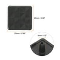thumbnail image 2 of Standard Plastic Square Aluminum Extrusion End Cap Black 25x25mm Trolley, Fish Tank Rack, Storage Rack 10Pcs, 2 of 6