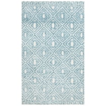 SAFAVIEH Audrey Jaxon Trellis Area Rug, Blue/Ivory, 8' x 10'