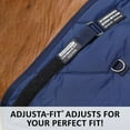 thumbnail image 5 of Adjusta Fit Pony Leg Strap Medium Weight Horse Stable Blanket | Navy Blue | 58, 5 of 9