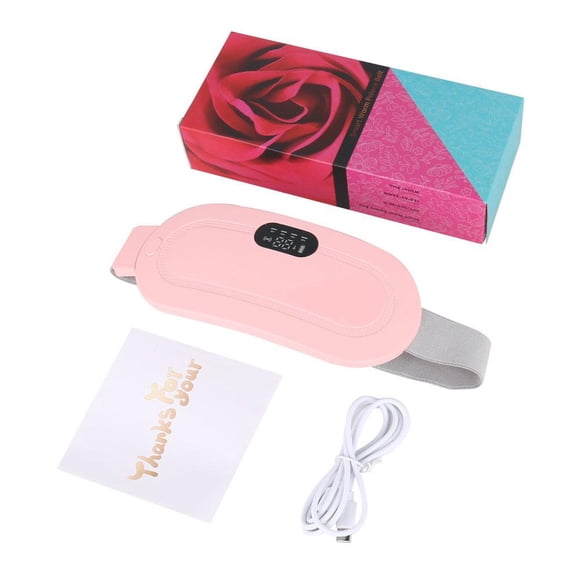 SharkTRUE Portable Menstrual Heating Pad Warm Waist Belt Period Massage 4R6T Cr Fast