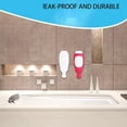 thumbnail image 4 of Bouteille de Douche pour Shampooing, Distributeur et Organisateur Mural pour Bouteilles de Shampooing et de Savon, Chambre en Silicone (2 Rouges), 4 of 7