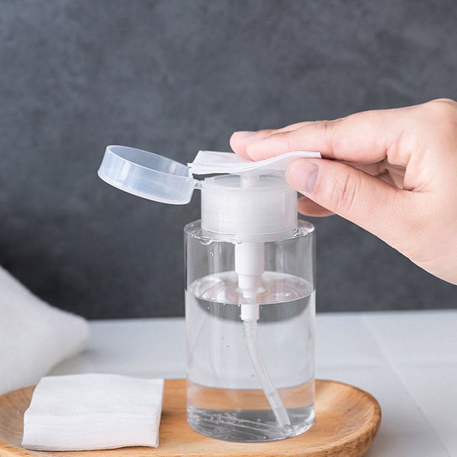 OULII 3pcs Transparent Makeup Remover Bottles for Travel Convenience Women