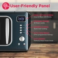 thumbnail image 2 of Frigidaire 0.7 Cu. ft. 700 Watts Retro Countertop Microwave Oven, Azure, 2 of 9