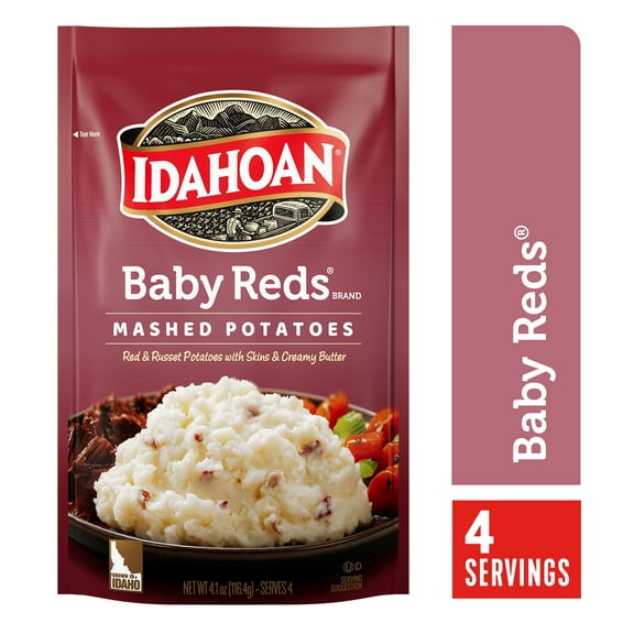 Idahoan Baby Reds Mashed Potatoes Side Dish, 4.1 oz