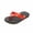 Red, variant on HomeDM Women's Men's Flip Flops Open Toe Comfort Summer Beach Thong Sandals Casual Flat Slides House Slippers, Red Size 5-5.5
