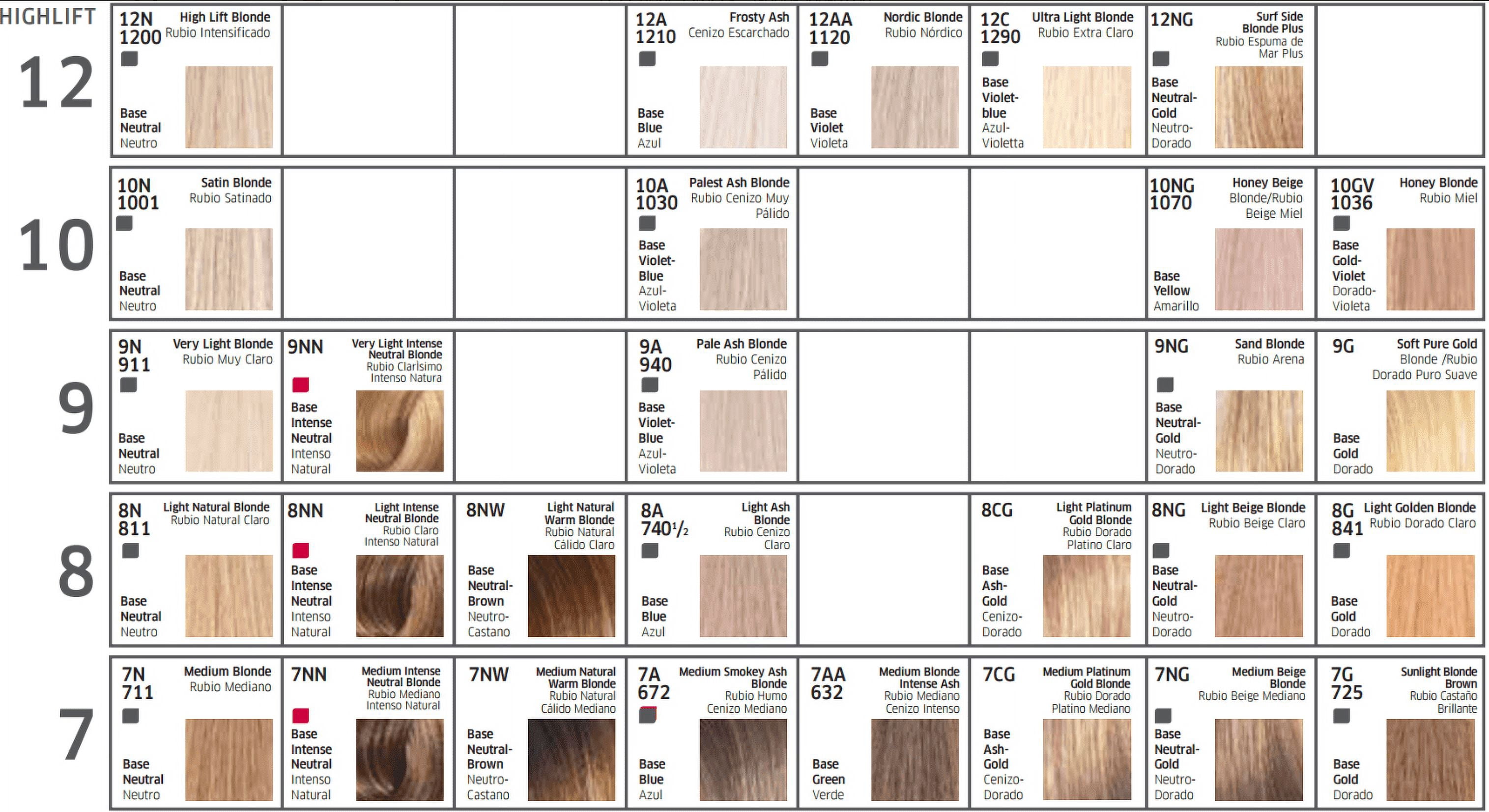 Wella Color Charm Liquid Hair Color, 8N/811 Light Blonde, 1.4 fl oz, 6 Pack