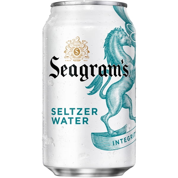 Seagram's Original Sparkling Seltzer water 12 oz Cans Pack of 24