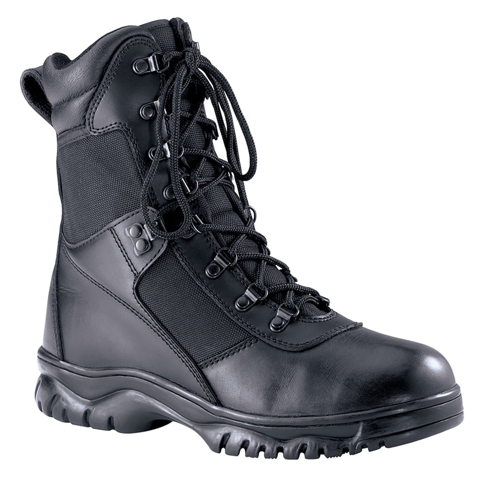 Mens Black Military Style Forced Entry Waterproof Tactical Boots by Rothco