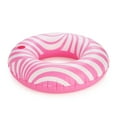 thumbnail image 3 of (2 pack) Float Life by Funboy Pink Twist Pool Float, Cup-Holder, 43'' Oversized, Adults & Children, 3 of 7