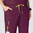 thumbnail image 3 of WonderWink Origins Women's Romeo Six Pocket Flare Leg Scrub Pant, 3 of 5